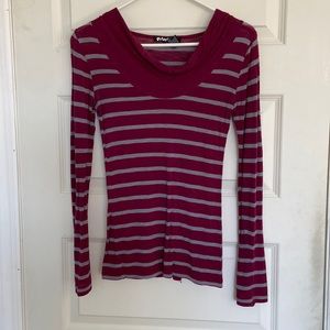 Long sleeve striped shirt
